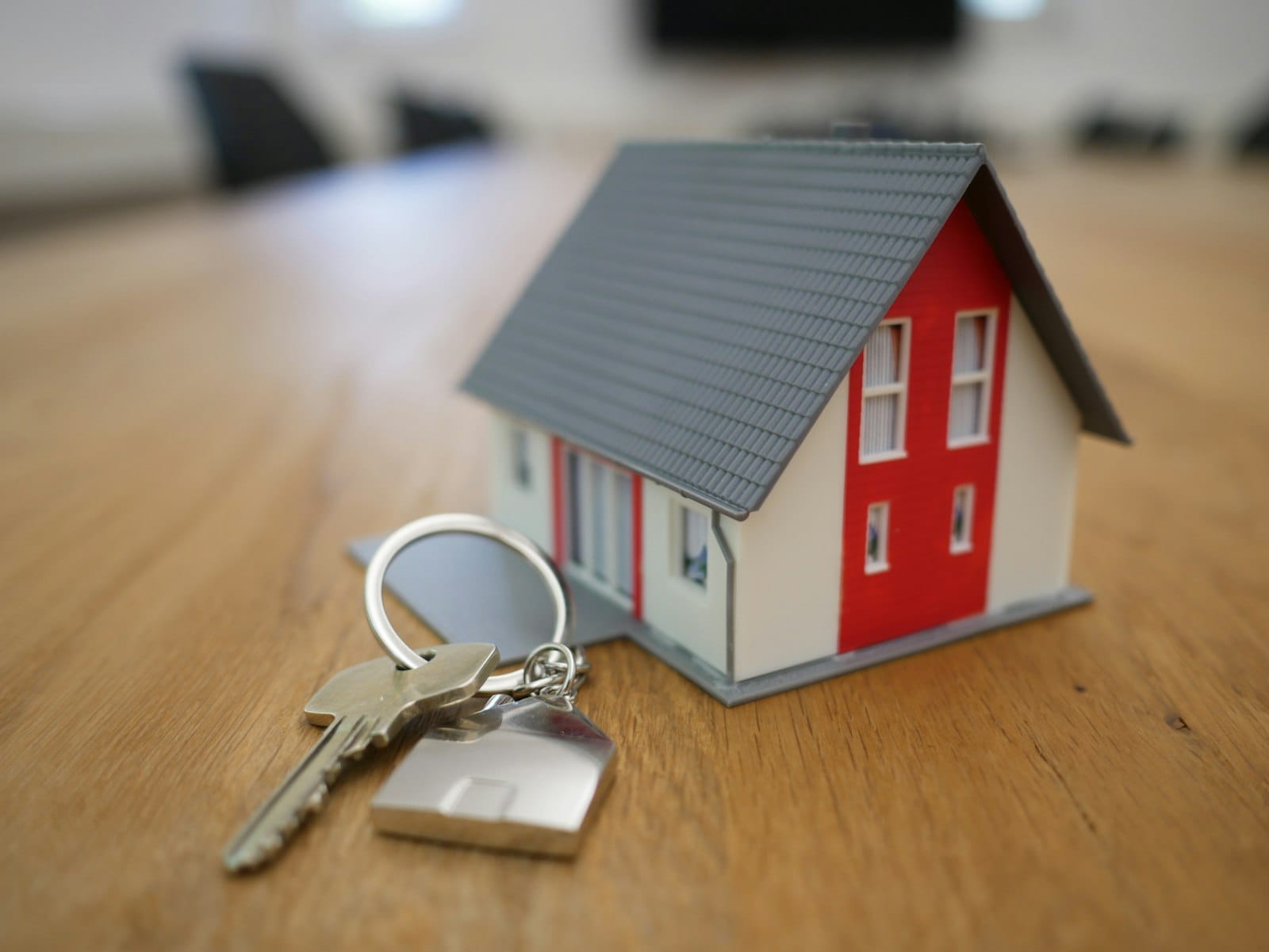Rental property keys and lease documents